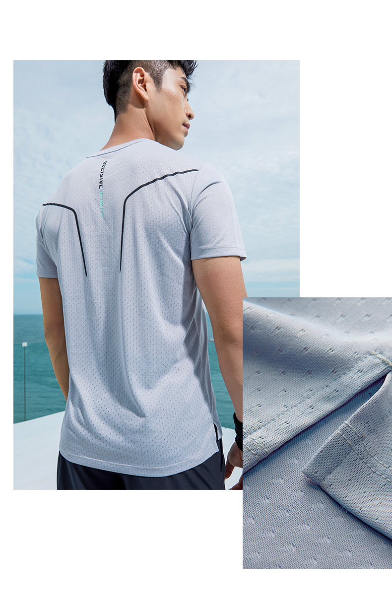 吸湿速干科技安踏短袖健身速干衣男2022夏季新款透气跑步运动短袖t恤