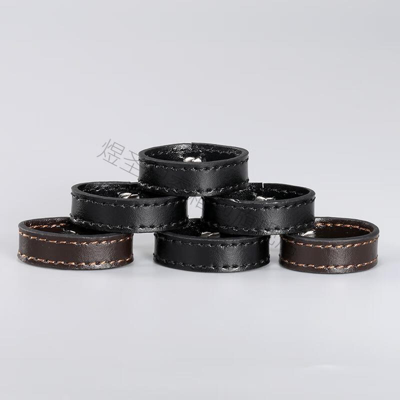 0~3.4cm皮带配件真牛皮皮圈牛皮介子圈套环腰带尾部固定圈库尤 3.
