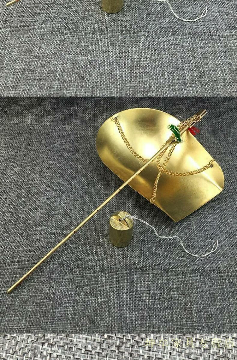 中药秤 小型纯铜克称秤铜秤药材药店用称手提的小称药的杆秤中药称