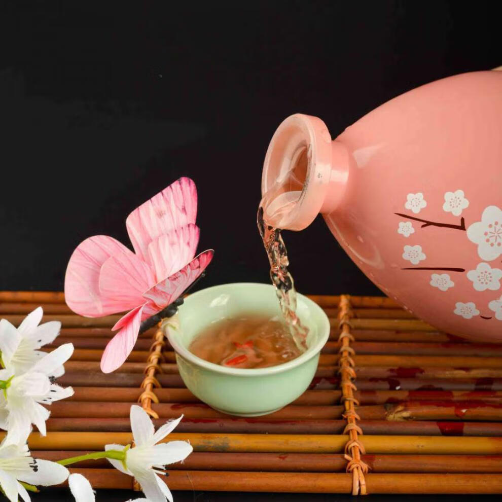 三生三世桃花醉果酒花酒网红酒桃花酿桂花酿 5度6口味 8度4口味 黑坛