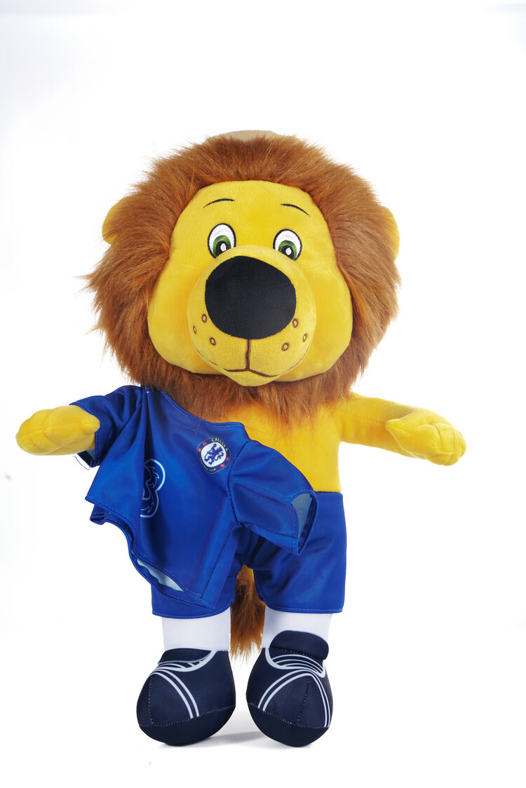 滕讯体育同款英超球队切尔西足球队吉祥物狮子球迷纪念品礼物毛绒公仔