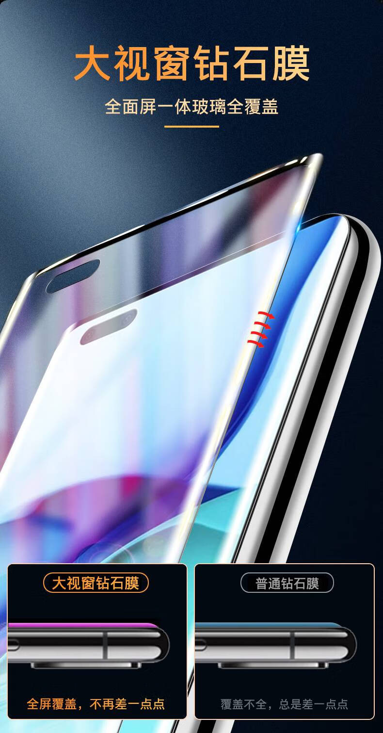 华为mate40钢化膜全屏覆盖mate40pro手机贴膜5g版全包无白边m40抗蓝光