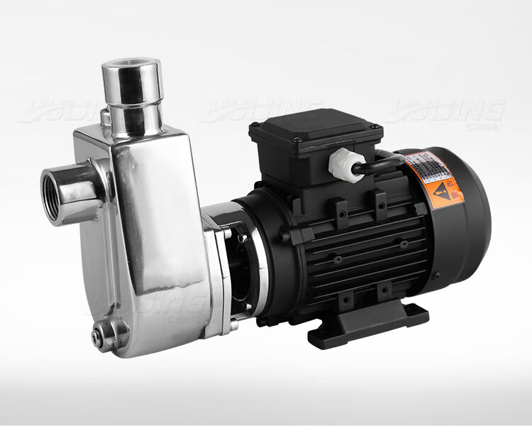 304不锈钢爆自吸泵220v抽豆浆甲醇380v耐腐蚀酸碱高温水泵250w304