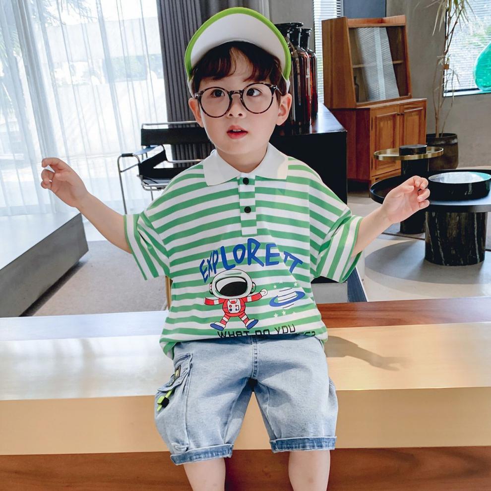 巴拉巴拉旗下捡漏童装男童短袖polo衫年夏季新款洋气中大儿童宝宝t恤
