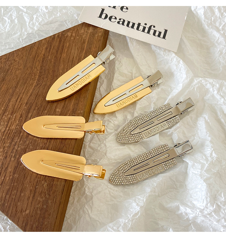 haoba 刘海夹女网红同款无痕发夹美发夹子韩国ins一字发卡鸭嘴夹碎发