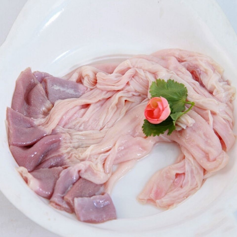 新鲜鸭食管冷冻鸭食带鸭腺胃食管串串火锅食材广纳力驰两斤装