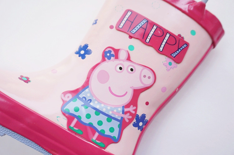 佩奇雨靴儿童雨靴小猪佩奇男女婴儿宝宝小孩粉红猪网红雨鞋水鞋春夏秋