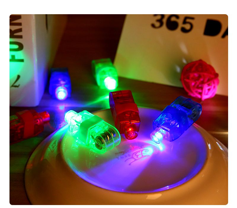 情人节礼物 手指灯发光 戒指灯手指 投影灯激光led手指灯酒吧kv厂家