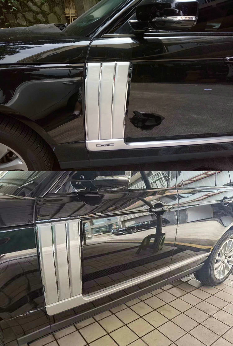 适用于路虎揽胜行政版鲨鱼鳍1321行政鲨鱼腮鳃网前后杠车门尾门饰条亮