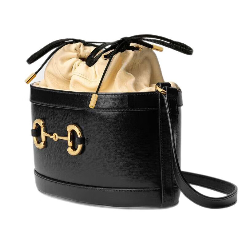 gucci古驰古奇1955抽绳系带水桶包单肩斜挎包ls6eg2460绿色蛇皮预售