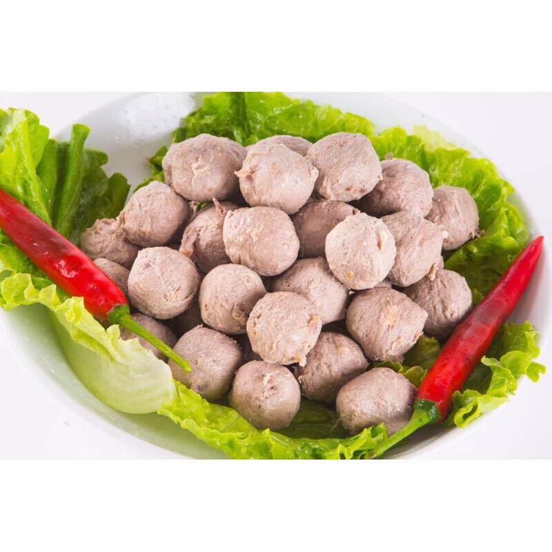 玉林特产500g老保牛肉丸手工捶打肉蛋牛肉丸特色小吃q弹爽口