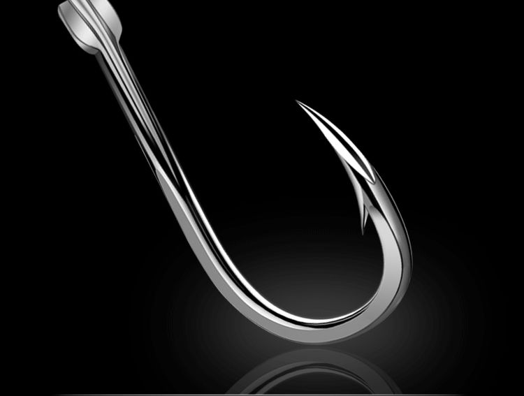 u钛合金双槽伊势尼鱼钩散装海竿鲤鲫鱼钓鱼钩子渔具垂钓鱼用品配件音