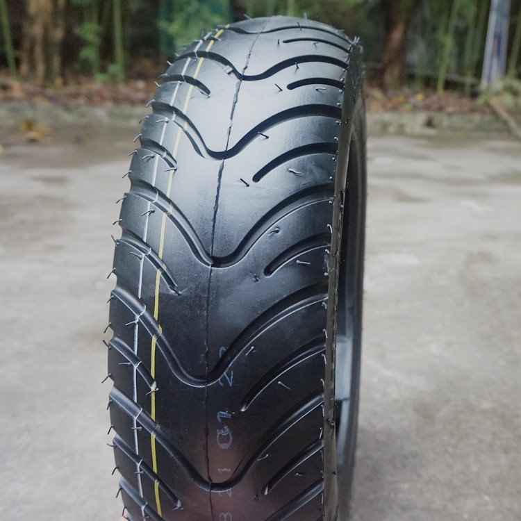 110/90-13电动车摩托车越野防滑轮胎高速真空胎外胎内胎 110/90-13深