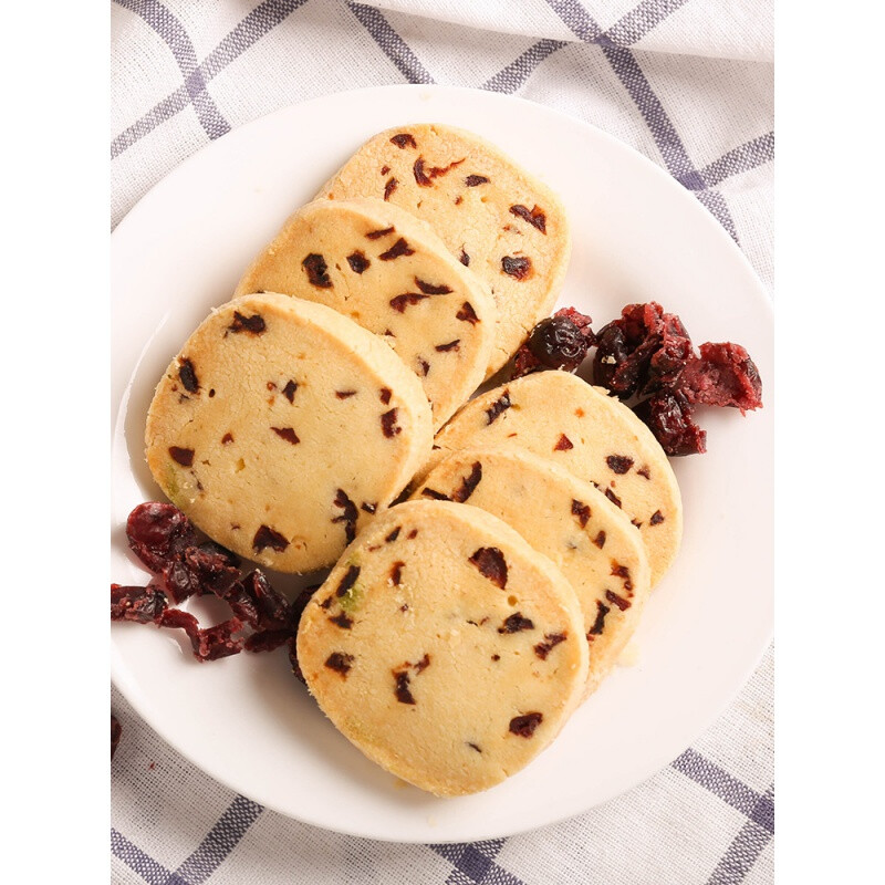 蔓越莓曲奇饼干烘焙材料手工自制套装做曲奇饼干烘焙材料配料家用