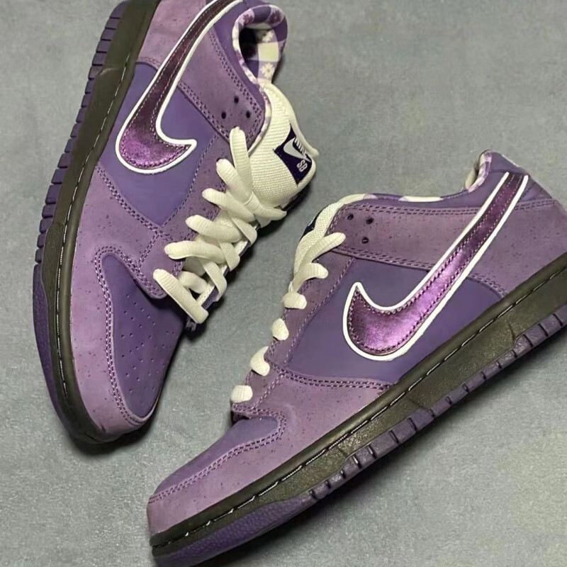 纯原 冰盒 concepts x sb dunk同款紫龙虾联名男女板鞋辽象运动户外