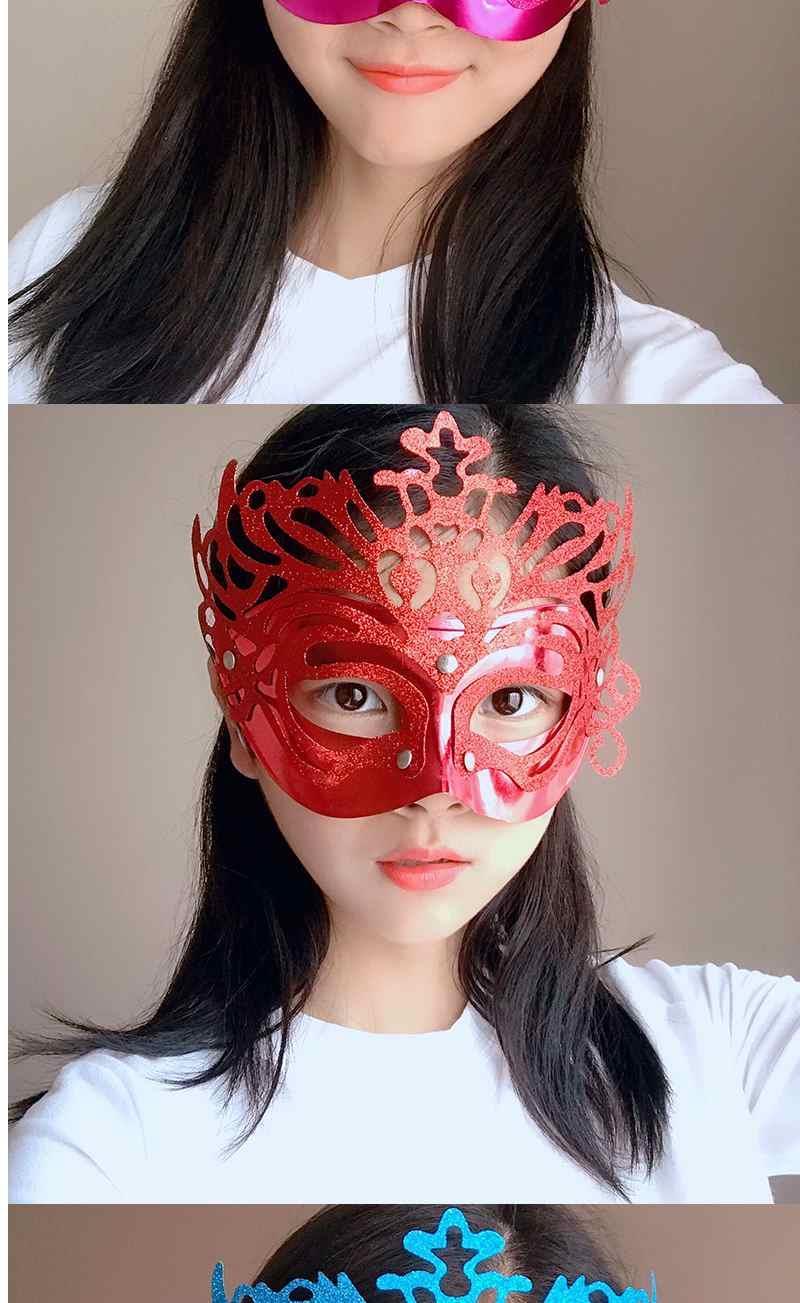 节庆派对网红羽毛半脸面具婚庆化妆舞会情侣成人儿童演出主播面具侧脸