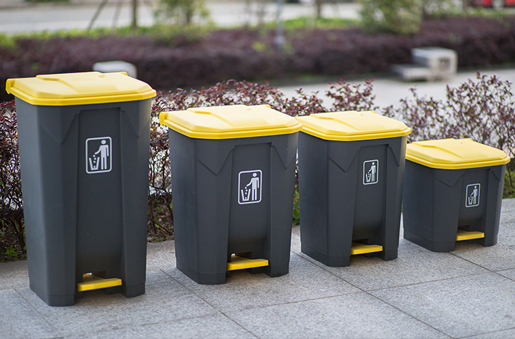 禧天龙垃圾桶脚踏式饭店超大号垃圾桶商用酒店脚踩家用厨房带盖餐饮拉