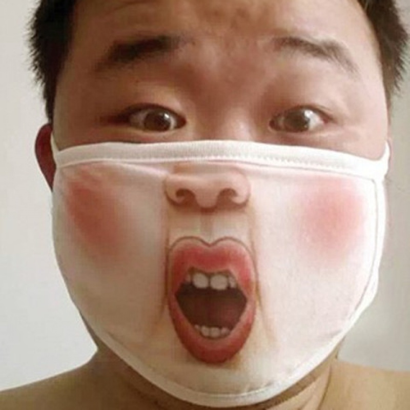 抖音搞笑口罩新款超个性创意嘴巴表情时尚搞笑屌丝口罩搞怪口罩爱情