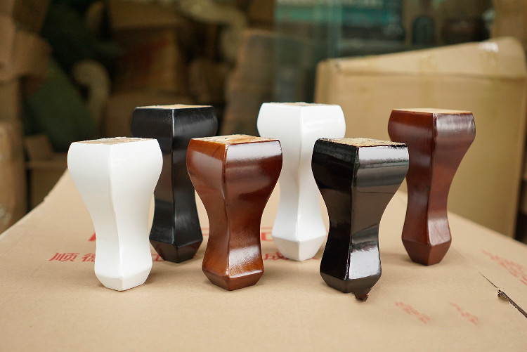 坚振实木沙发脚木腿实木柜脚脚座木质家具脚柜脚橱柜脚茶几腿床脚定制