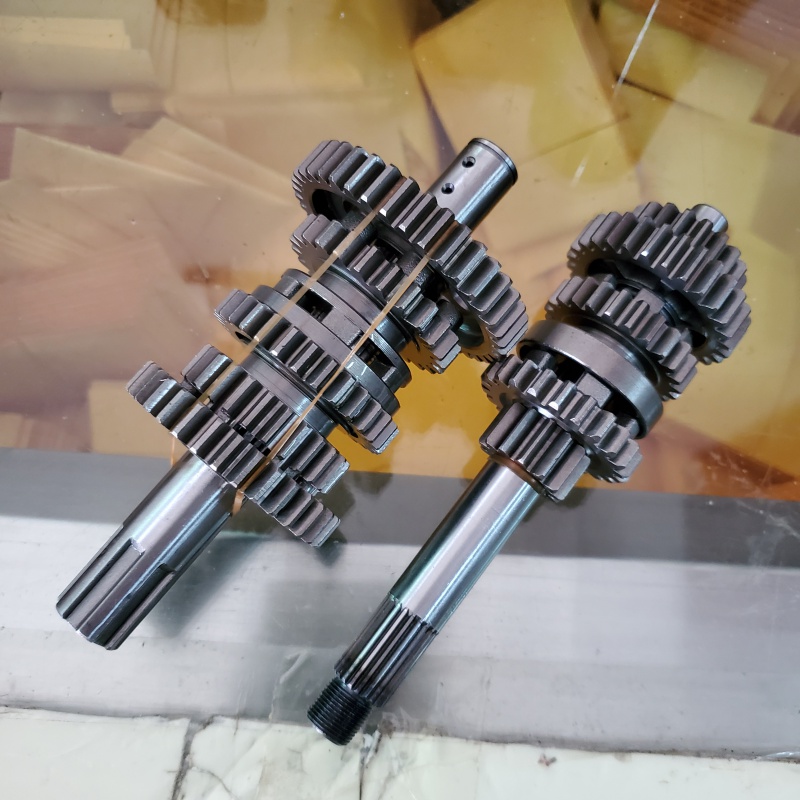 适配银钢拿铁大小迷你边三轮ygf150/200摩托配件主副轴拨叉变速鼓