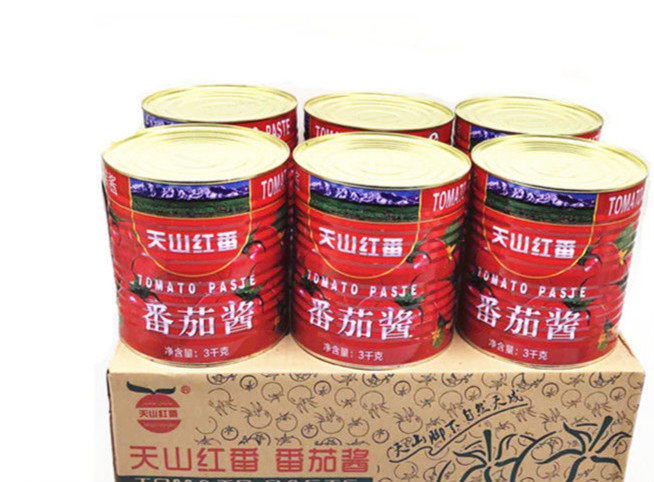 天山红番茄酱 新疆天山红番茄酱兰州拉面西红柿酱清真 天山红番茄酱