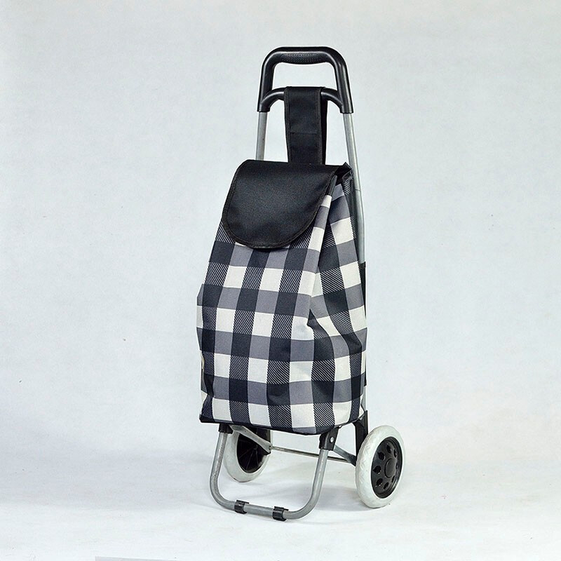 买菜手拉车买菜手拉车超轻小巧便携式可折叠手推拉杆拖车老人家用爬楼