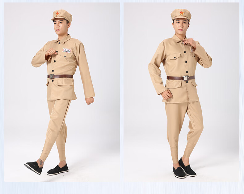 49式50式抗美援朝志愿服衣服抗战套装八路装 男款志愿军 176cm-185cm