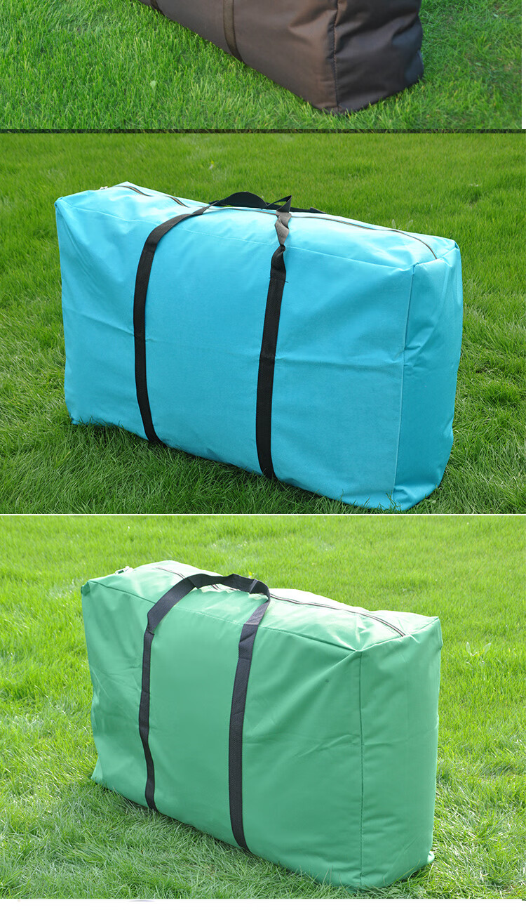 水特大号加厚搬家袋子牛津布编织帆布蛇皮麻袋批发行李打包定做红色35