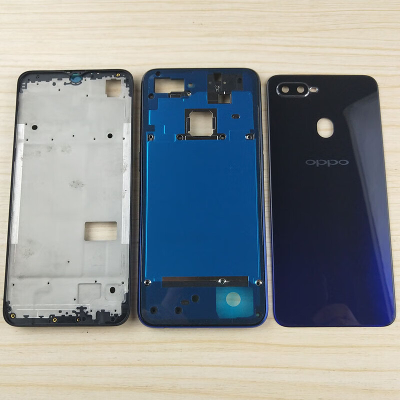 适用于oppoa7x原装后盖 a7x电池后盖后壳 前框中框中壳屏幕边框手机