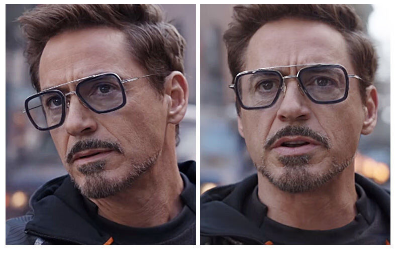 卡若登新品钢铁侠眼镜框钢铁侠唐尼同款眼镜男潮偏光太阳镜框伊迪丝