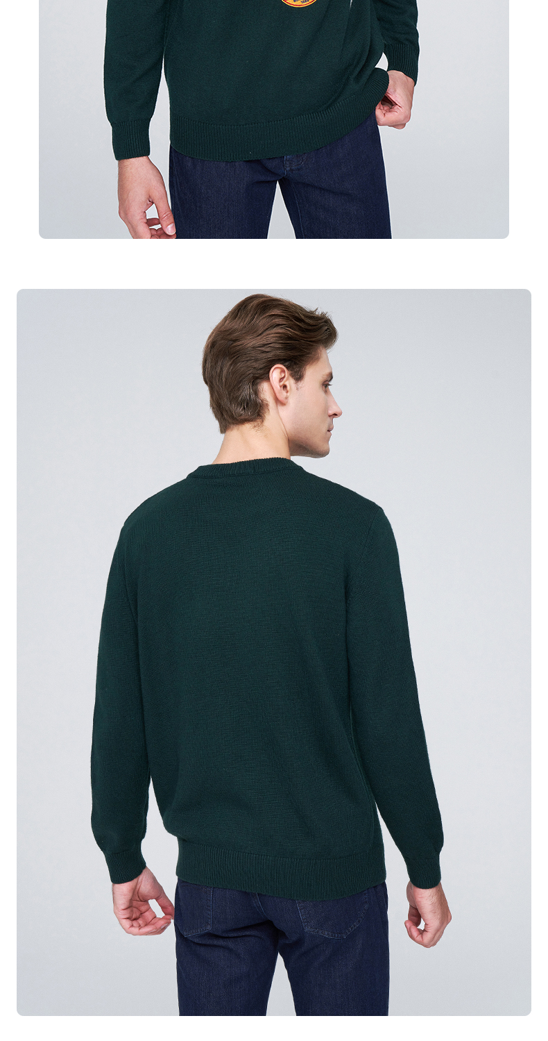 versino梵思诺男装2020秋季新款针织衫男毛衣男秋装上衣男士毛衣48c