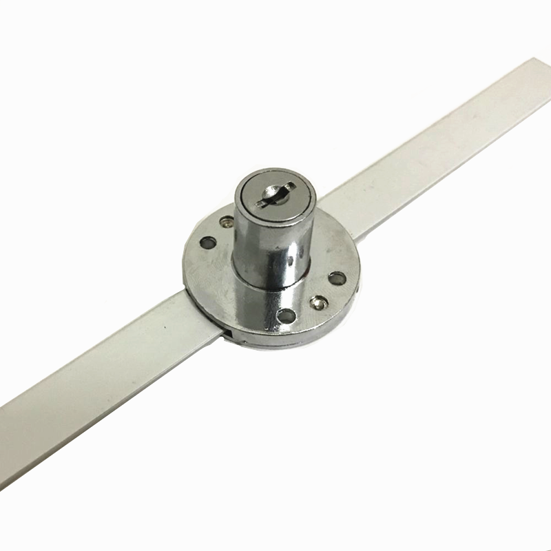 办公桌侧面三联抽屉锁写字台书柜抽屉锁 一锁三 三连锁套装 侧面16mm