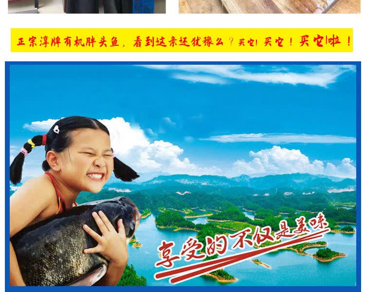 千岛湖鱼头生态活鱼现杀鱼鳙鱼胖头鱼真空包装活鱼运输其他区代杀好寄