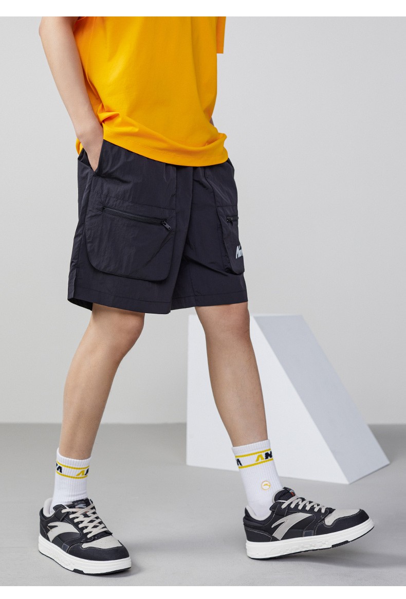 商场同款安踏休闲短裤男2022夏季新品五分裤运动休闲透气舒适工装短裤