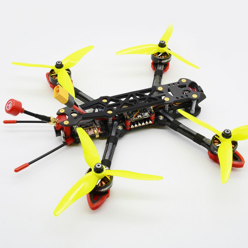 fpv穿越机5寸mak4无人机套装组装航拍四轴特技竞速到手飞diy套餐三到