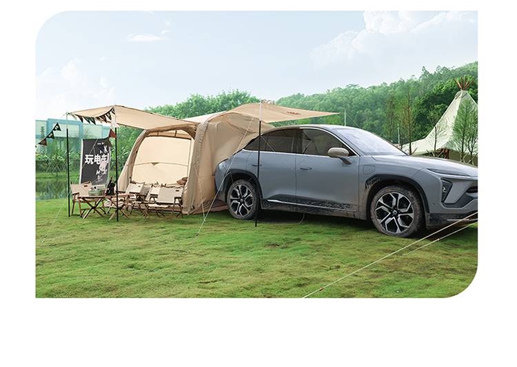 modely帐篷 杜邦 适用特斯拉model y汽车尾帐篷防水防晒休闲户外露营