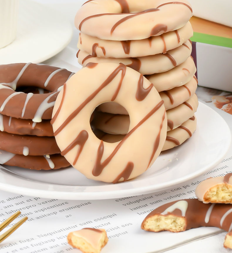 巧克力甜甜圈营养早餐蛋糕小点心好吃的宿舍办公小零食糕点混合口味20