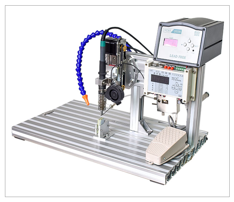 半自动焊锡机脚踏式usb数据线焊接机pcb线路板电线小型焊线机设备