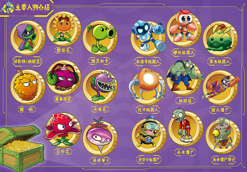 《植物大战僵尸2机器人系列机器人漫画二三四五年级科学恐龙科幻爆笑