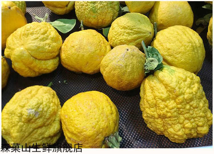 云南新鲜香橼果农家水果农家香椽香园普通果4斤