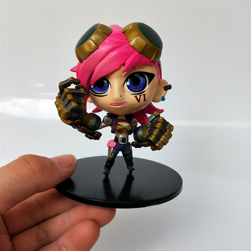 lol英雄联盟游戏周边模型男孩玩具摆件生日礼物女孩景品 q版盖伦10cm