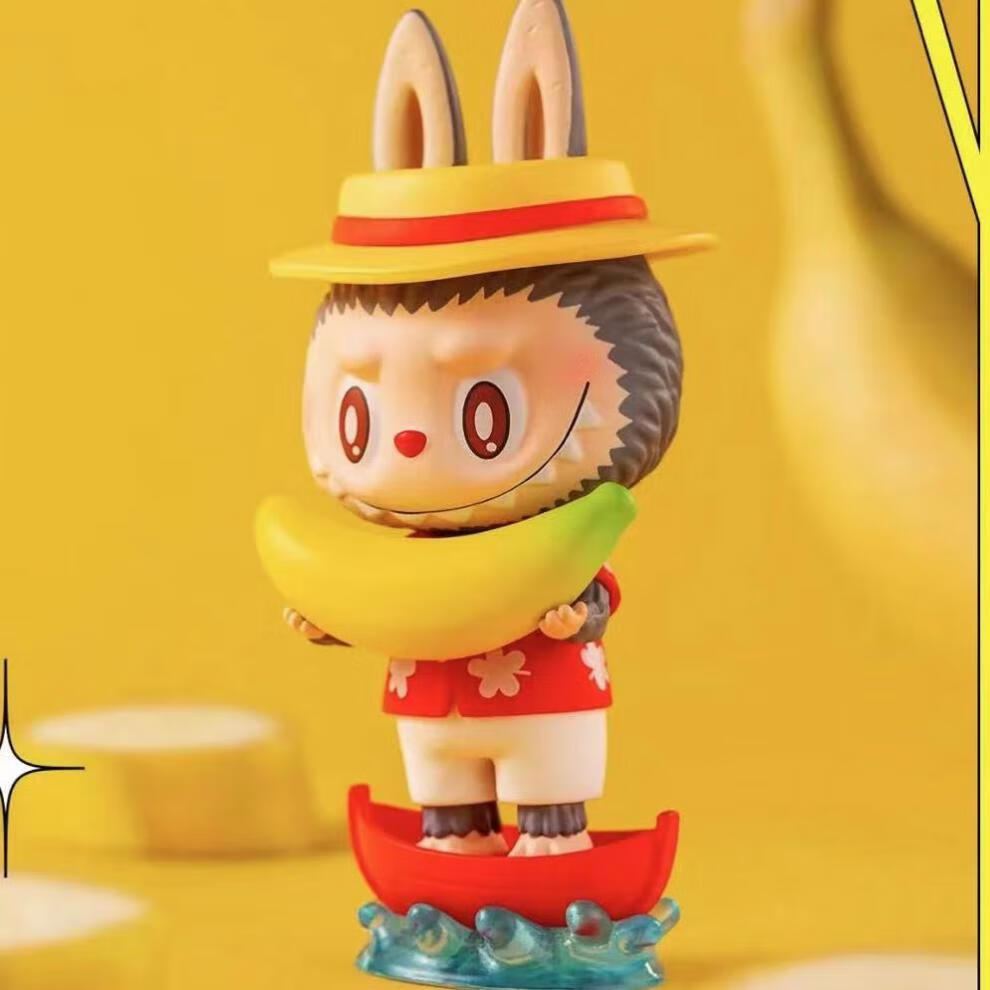 labubu水果系列labubu拉布布水果桃子奇异果创意摆件桌