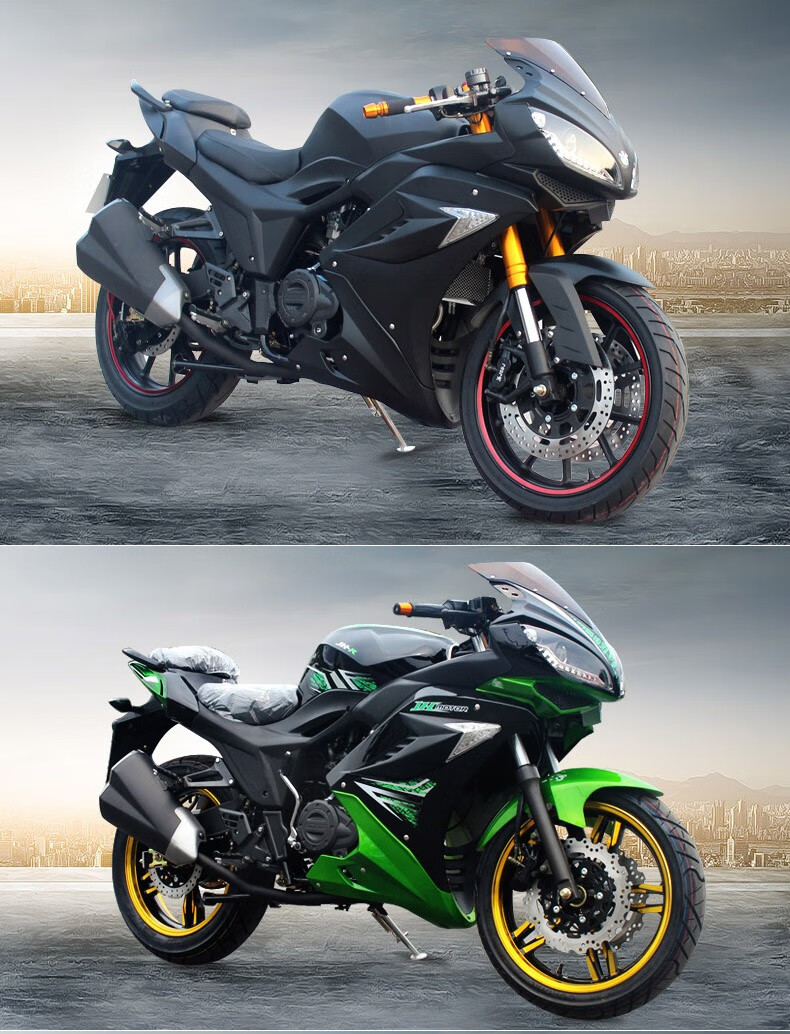 新款国四电喷摩托车原装r款跑车200cc重型机车公路赛趴赛燃油车机车