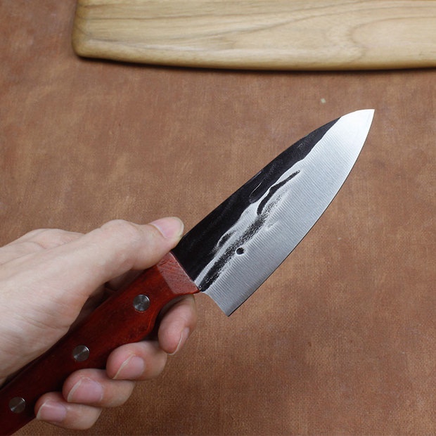 蒙古小刀手工锻打尾单手工锻打不锈钢刀蒙古手把割肉杀鱼家用切水果