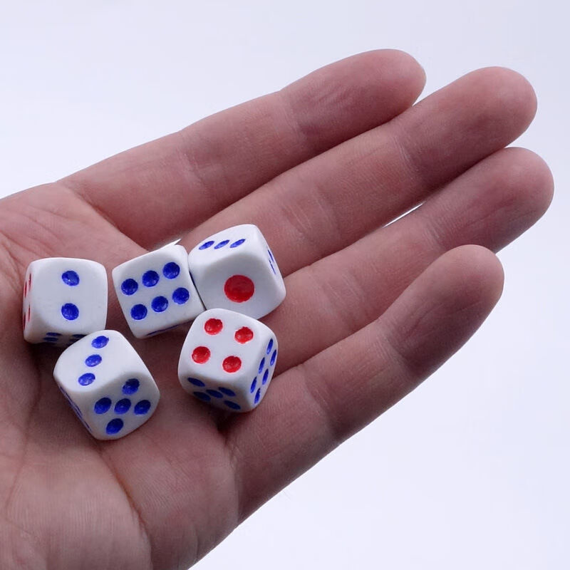 晟帆14号色粒摇大号骰子骰盅筛子色子圆角筛粒甩子酒吧ktv数字大塞子