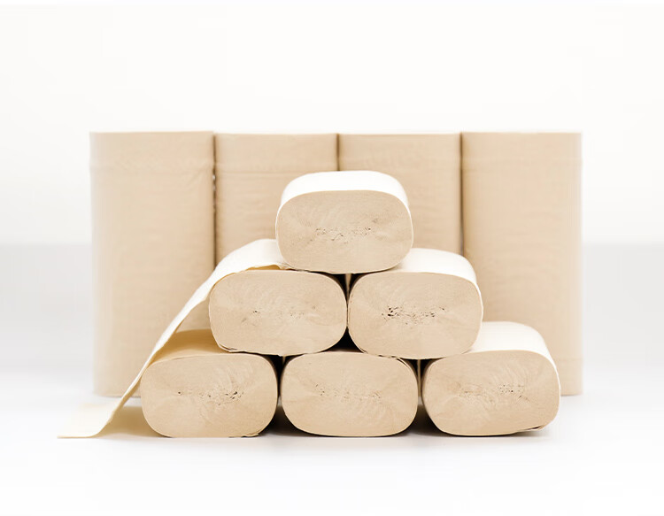 美洁卫生纸厕纸整箱批家用纸巾卷纸无芯36大卷900g手纸本色厕所纸