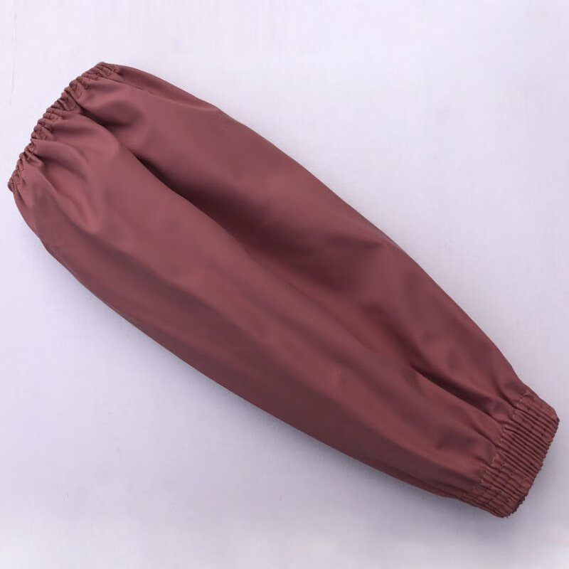 玛拉米新品皮袖套防水男仿皮革袖套防水加长款成人厨房加厚耐磨防油