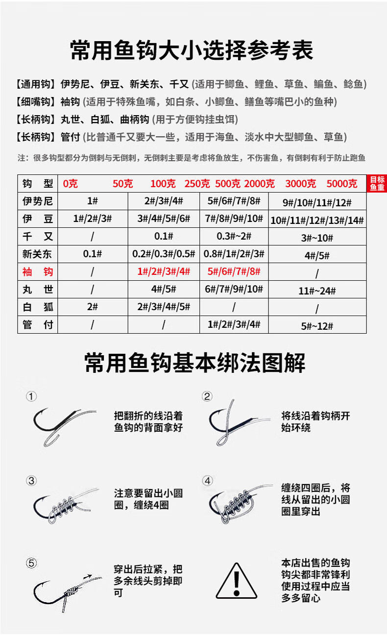 伊势尼鱼钩散装大全套装全套鲫鱼钩钛锰合金钢钓鱼钩伊豆黑色100枚10