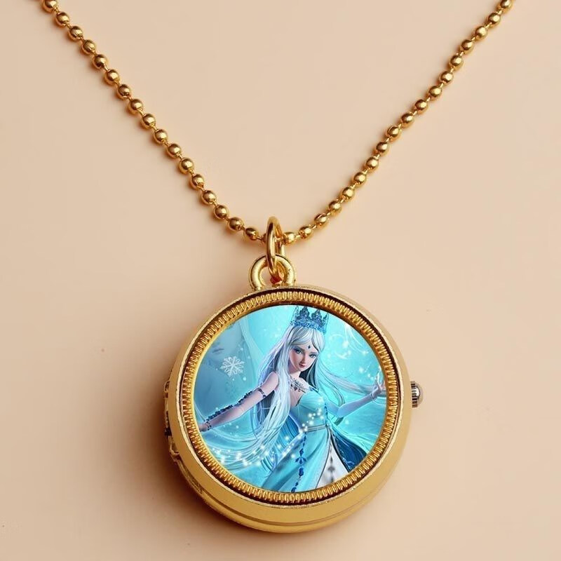 叶罗丽娃娃公主怀表旋转叶罗丽怀表罗丽仙子精灵梦夜萝莉叶萝莉孔雀