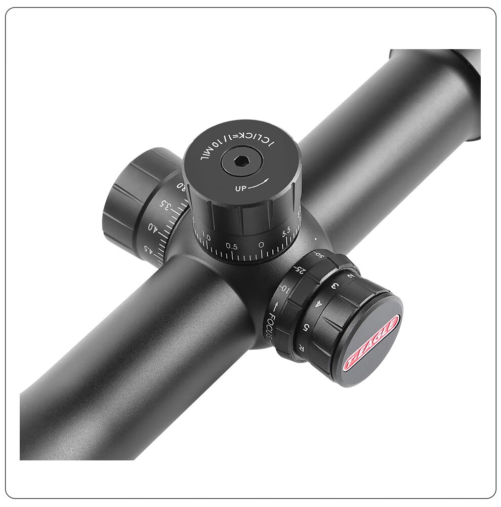 t-eagle突鹰高抗震短款10倍镜狙i击镜十字可调瞄准器 双钉燕尾高窄11
